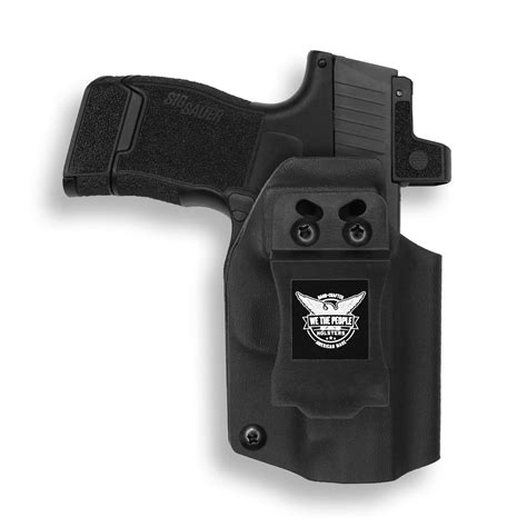 The <b>holster</b> ships with an installed concealment strut that creates leverage against your body drawing the firearm closer, creating less printing while carrying. . Iwb holster for sig p365x with romeo zero